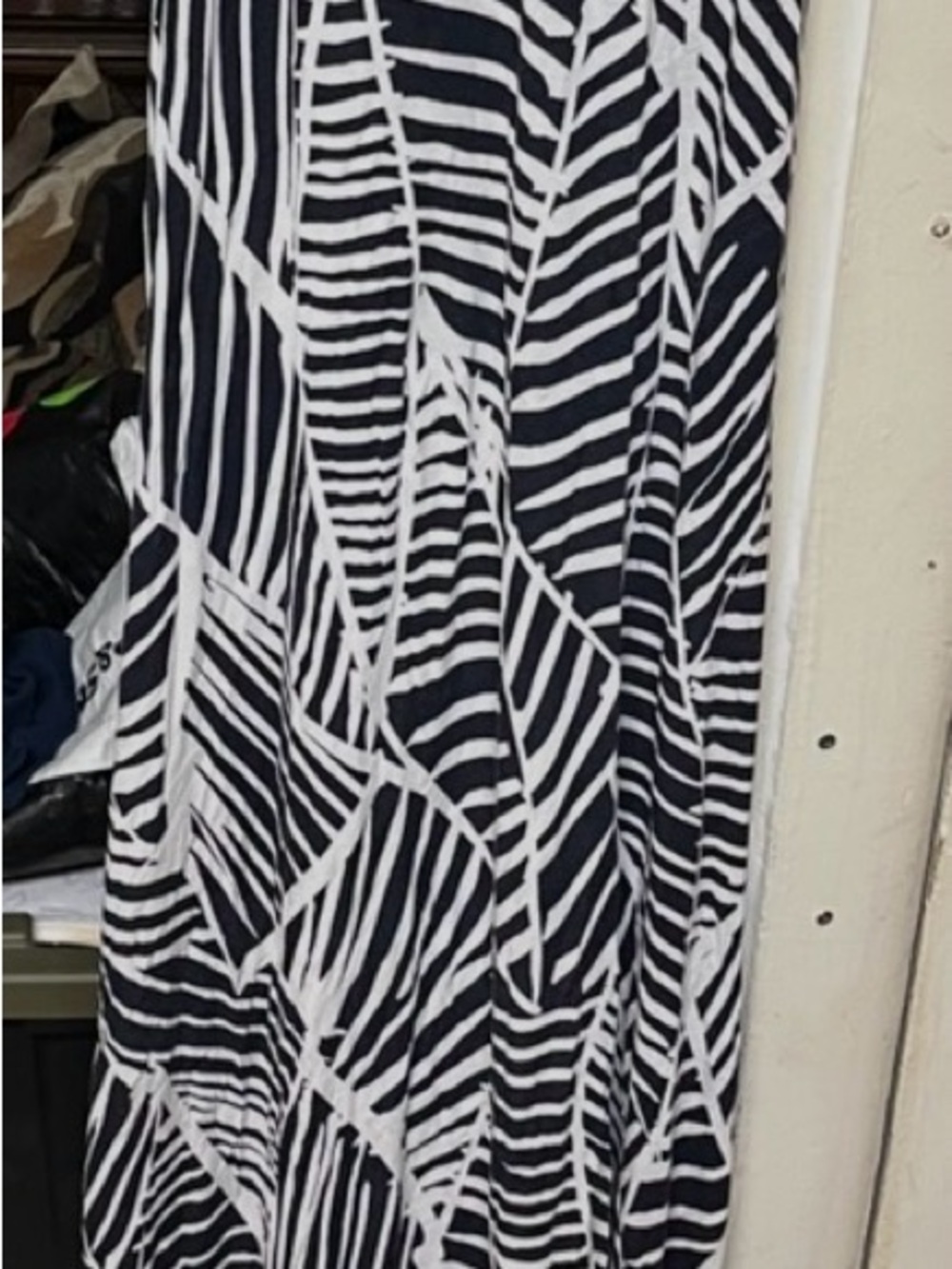 Black and white loft dress